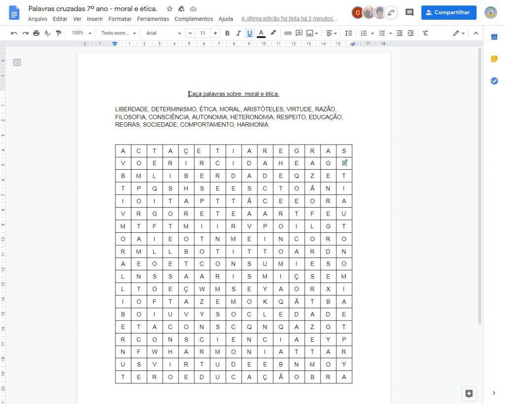 Caça-palavras - Só Biologia