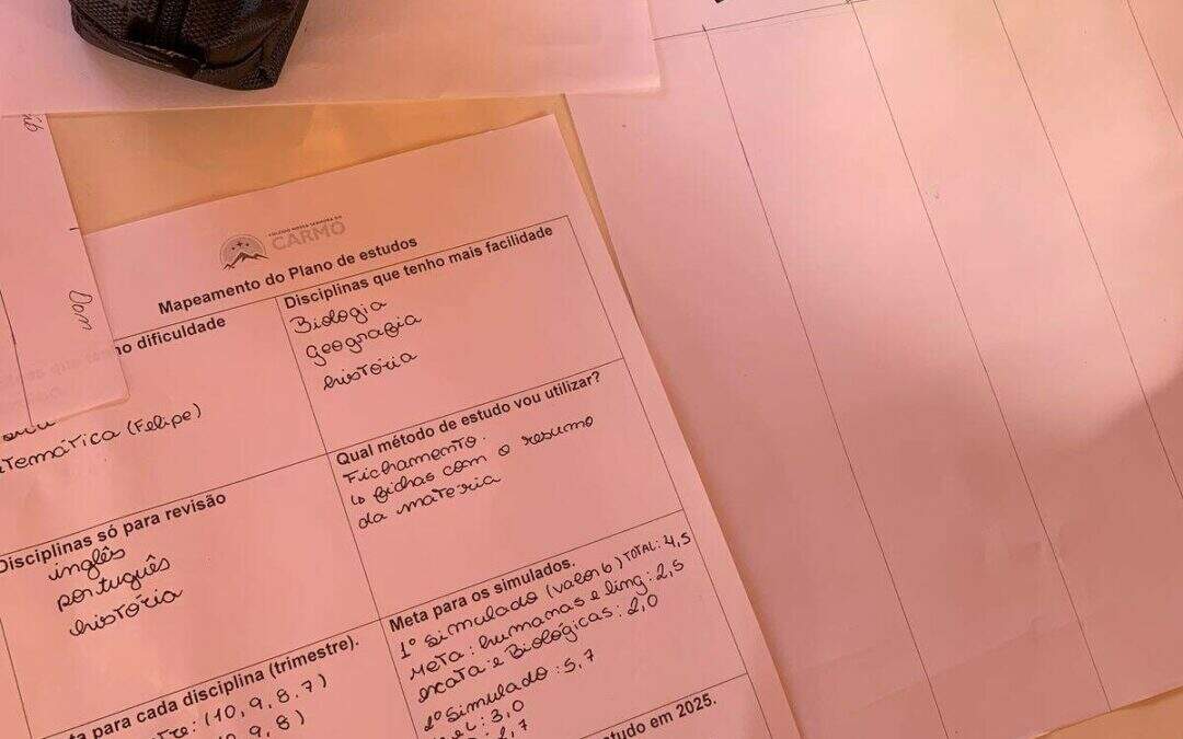Plano de Estudos